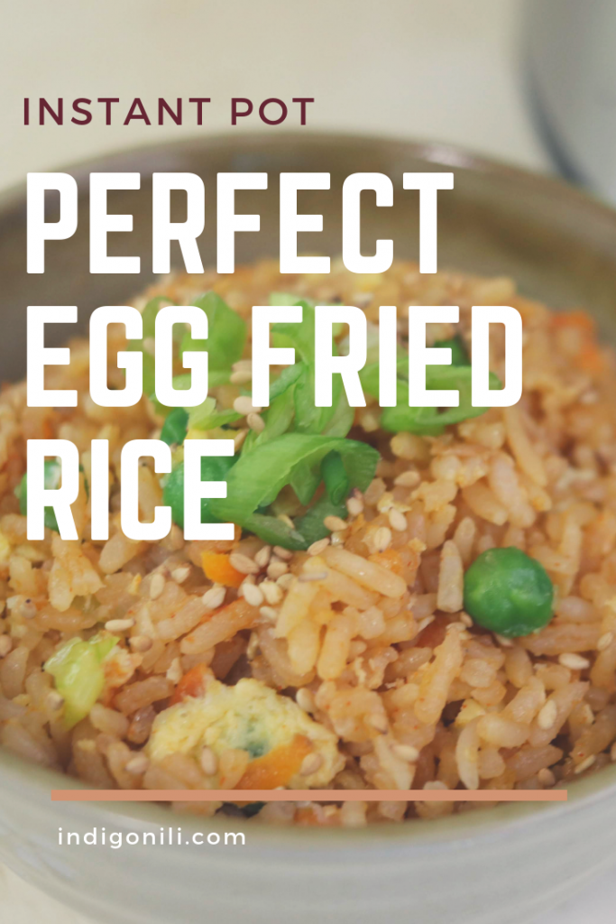 Egg fried rice online instant pot