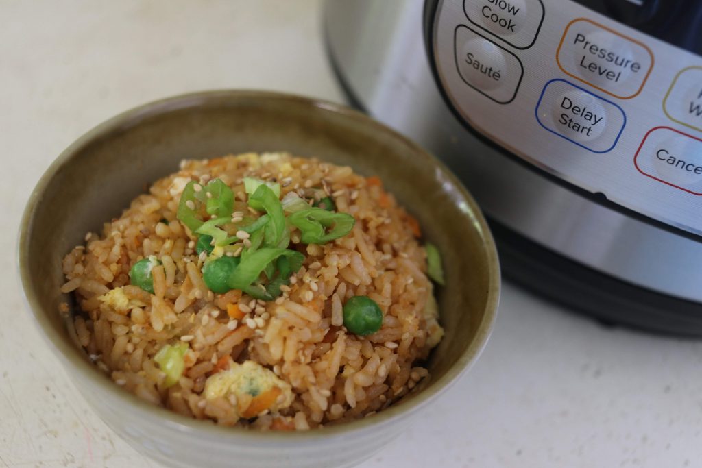 Perfect Instant Pot Egg Fried Rice Indigo Nili