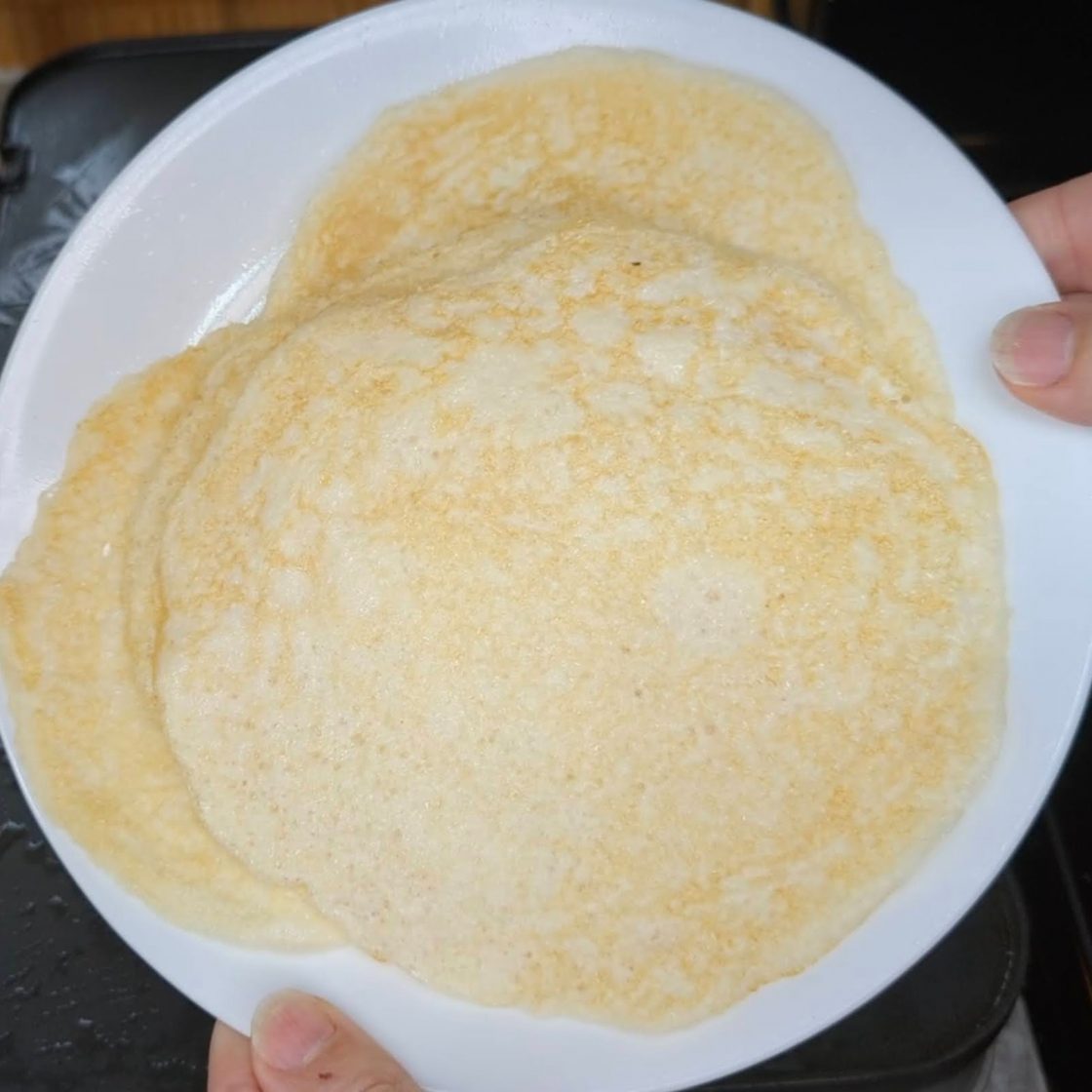 Egg White Crêpes (keto & carnivore) Indigo Nili