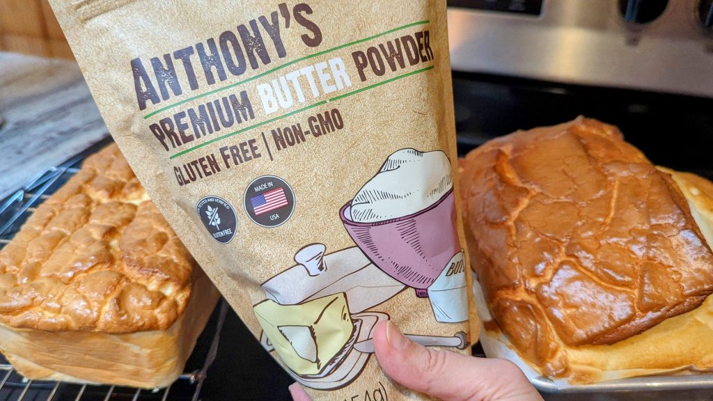 Egg White Bread with Butter Powder (keto) Indigo Nili